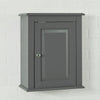 SoBuy FRG203-DG, Grey Wall Mounted Single Door Bathroom Cabinet, Grey