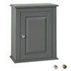 SoBuy FRG203-DG, Grey Wall Mounted Single Door Bathroom Cabinet, Grey
