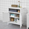 SoBuy FRG204-W, White Bathroom Storage Cabinet Storage Cupboard Bathroom Shelf, White