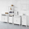 SoBuy FRG204-W, White Bathroom Storage Cabinet Storage Cupboard Bathroom Shelf, White