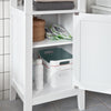 SoBuy FRG205-W, Floor Standing Tall Bathroom Storage Cabinet with 3 Shelves and 1 Cabinet, White