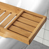 SoBuy FRG212-N, Bamboo Bathtub Bridge Soap Dish and Shower Bathtub Sink Rack, Wood