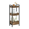 SoBuy FRG226-F, 3 Tiers Bathroom Shelf Storage Display Shelf Rack Organizer Shelving Unit, Brown