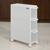 SoBuy FRG41-K-W, 3 Drawers Storage Unit /Cart, Slide Out Tower Cabine, White