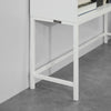 SoBuy FSB20-W, 2 Drawers Console Table Hall Table Side Table End Table Living Room Table, White