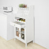 SoBuy FSB24-W, Kitchen Dining Room Storage Cabinet Cupboard Sideboard Wine Rack Wine Cabinet, White