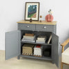 SoBuy FSB25-HG, Kitchen Dining Room Living Room Storage Cabinet Cupboard Sideboard, Grey