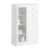 SoBuy FSB32-W, Sideboard with 2 Doors and 2 Drawers, Storage Cabinet Cupboard, White