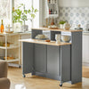 SoBuy FSB36-HG, Kitchen Island Kitchen Dining Room Sideboard Storage Cabinet Cupboard, Grey