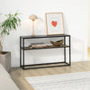 SoBuy FSB43-SCH,Console Table Hall Table Living Room Table Sofa Table Side Table End Table, Black