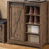 SoBuy FSB59-N, Storage Cabinet Sideboard with Sliding Door, Hallway Shoe Cabinet, Wood