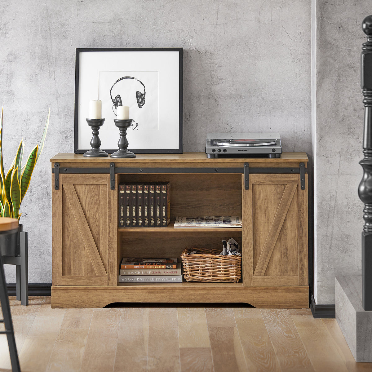 SoBuy FSB60-BR, Storage Cabinet Sideboard Cupboard Hall Cabinet, Brown