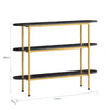 SoBuy FSB66-SCH, Console Table Hall Table Living Room Table Side Table End Table, Black