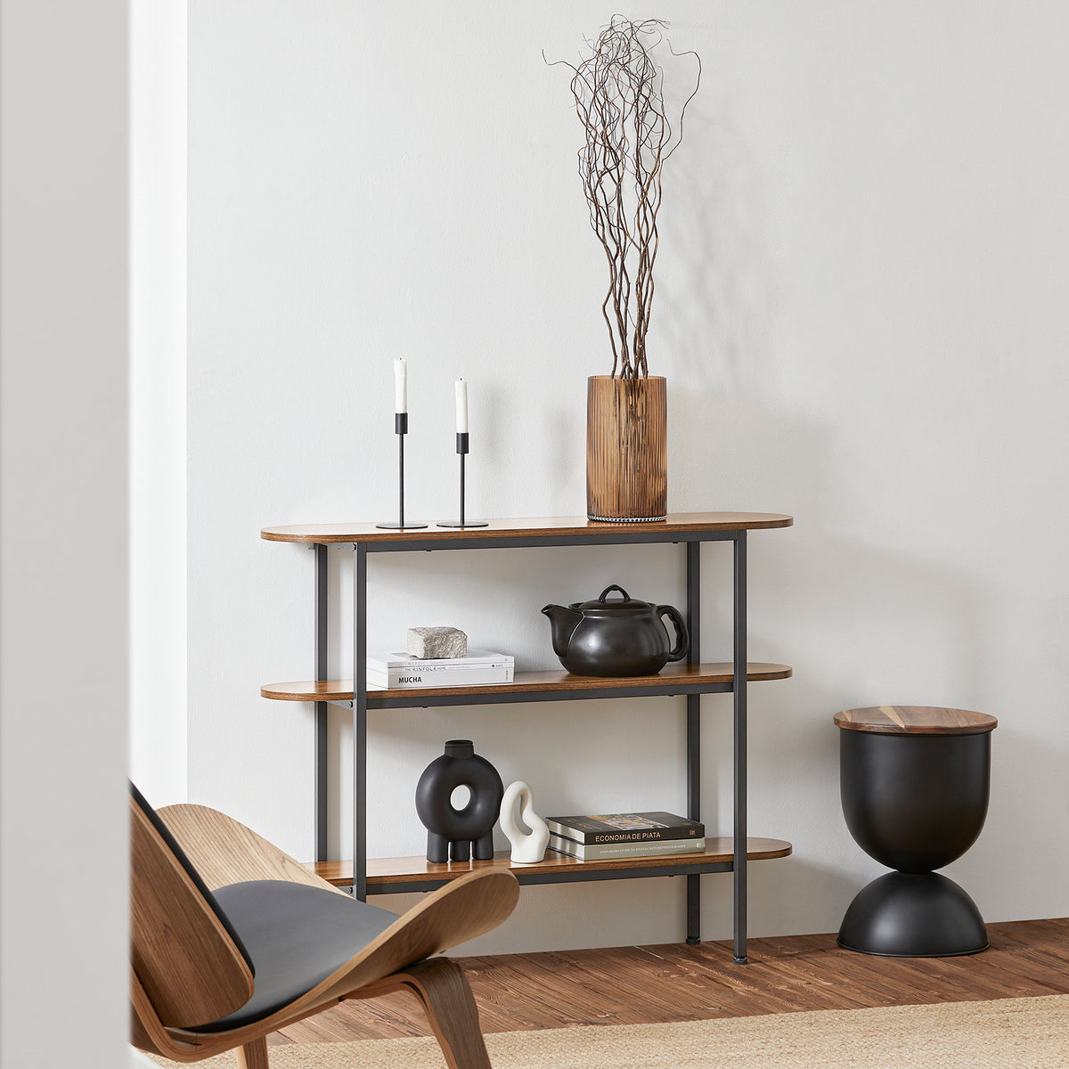 SoBuy FSB67-WS, Console Table Hall Table Living Room Table Side Table End Table, White