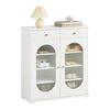 SoBuy FSB68-W, Sideboard Cupboard Storage Cabinet, Hallway Shoe Cabinet, White