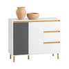SoBuy FSB69-W, Sideboard Storage Cabinet Cupboard Bedroom Chest of Drawers, White