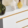SoBuy FSB69-W, Sideboard Storage Cabinet Cupboard Bedroom Chest of Drawers, White