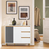 SoBuy FSB69-W, Sideboard Storage Cabinet Cupboard Bedroom Chest of Drawers, White