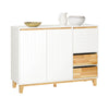 SoBuy FSB75-WN, Sideboard Storage Cabinet Cupboard, White