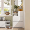 SoBuy FSR111-W, Hallway Shoe Cabinet Shoe Rack Shoe Storage Cupboard Organizer, White