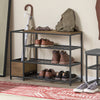 SoBuy FSR112-N, Hallway Entryway 4 Tiers Shoe Rack Shoe Organizer, Wood