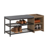 SoBuy FSR113-N, Hallway Entryway Shoe Bench Shoe Rack Shoe Organizer, Wood