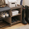 SoBuy FSR113-N, Hallway Entryway Shoe Bench Shoe Rack Shoe Organizer, Wood