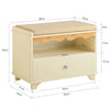 SoBuy FSR123-MI, Hallway Storage Bench Shoe Bench Shoe Rack Shoe Cabinet, Beige