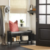 SoBuy FSR63-SCH, Shoe Bench Shoe Rack Shoe Cabinet Hallway Storage Bench with Seat Cushion, Black