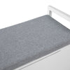SoBuy FSR76-W, Storage Chest Bench with Lift Up Top and Seat Cushion, White