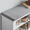 SoBuy FSR84-W, Hallway Shoe Bench Shoe Rack with Removable Seat Cushion, White