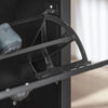 SoBuy FSR87-SCH, Shoe Cabinet Shoe Rack Shoe Storage Cupboard Organizer Unit, Black