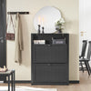 SoBuy FSR87-SCH, Shoe Cabinet Shoe Rack Shoe Storage Cupboard Organizer Unit, Black
