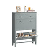 SoBuy FSR89-HG, Shoe Cabinet Shoe Rack Shoe Storage Cupboard Organizer Unit, Grey