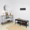 SoBuy FSB35-PF, Console Table Hall Table Side Table End Table Living Room Sofa Table with 3 Shelves, Brown