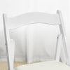 SoBuy FST06-W, Folding Wooden Chair,Home Office Folding Chair Seating, White