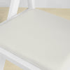 SoBuy FST06-W, Folding Wooden Chair,Home Office Folding Chair Seating, White