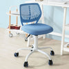 SoBuy FST64-BL, Adjustable Swivel Office Chair Desk Chair Study Chair, Blue