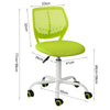 SoBuy FST64-GR, Adjustable Swivel Office Chair Desk Chair Study Chair, Green