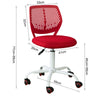 SoBuy FST64-R, Adjustable Swivel Office Chair Desk Chair Study Chair, Red