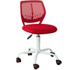 SoBuy FST64-R, Adjustable Swivel Office Chair Desk Chair Study Chair, Red