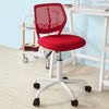SoBuy FST64-R, Adjustable Swivel Office Chair Desk Chair Study Chair, Red