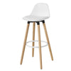 SoBuy FST70-W, Kitchen Barstool, Bar Stool, White