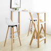 SoBuy FST70-W, Kitchen Barstool, Bar Stool, White