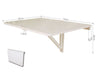 SoBuy FWT01-W, Folding Wall-mounted Drop-leaf Table Desk, Kitchen Dining Table Desk, White