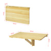 SoBuy FWT03-N, Wall-mounted Drop-leaf Table, Folding Kitchen & Dining Table Desk, Wood
