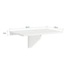 SoBuy FWT03-W, Folding Wall-mounted Drop-leaf Table, Children Table Desk, Dining Table, White