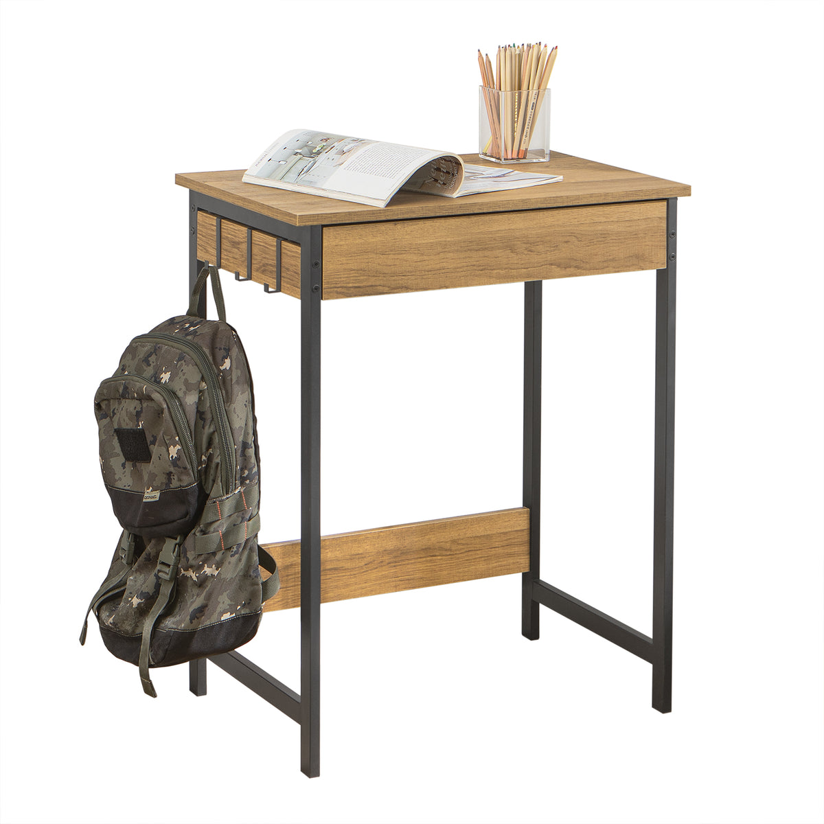 SoBuy FWT43-N, Computer Desk Workstation Writing Desk Children Teenagers Desk, Wood