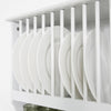 SoBuy KCR04-W, Wall Mounted Kitchen Plate Cup Rack, Kitchen Storage Rack Shelf, White