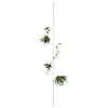 SoBuy KLS09-W, Balcony Plant Holder Flower Shelf Balcony Plant Shelf, White